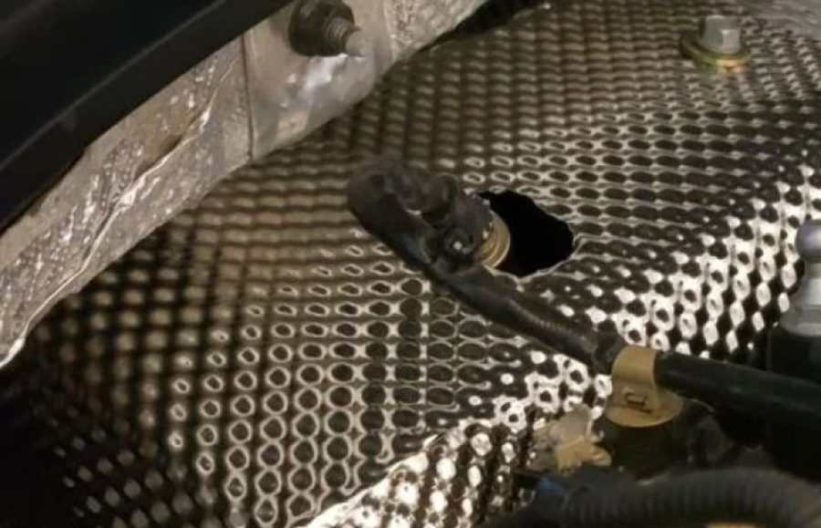 Embossed Heat Shield
